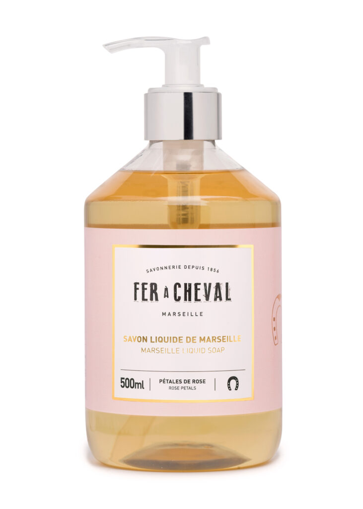 Tekuté parfémované mýdlo Fer à Cheval růže 500 ml